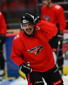 Раскатка «Авангарда» перед матчем с «Металлургом»