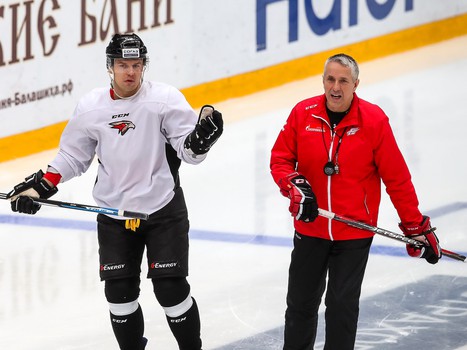 Раскатка «Авангарда» перед матчем с «Сибирью»