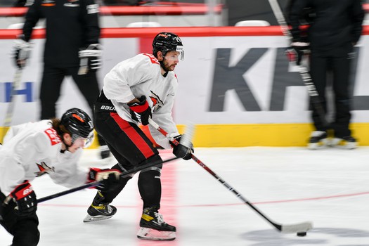 Раскатка «Авангарда» перед матчем с «Ак Барсом»