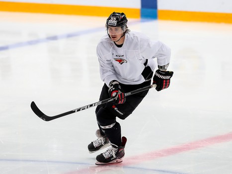 Раскатка «Авангарда» перед матчем с «Куньлунь Ред Стар»