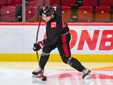 Раскатка «Авангарда» перед домашним матчем с «Сибирью»