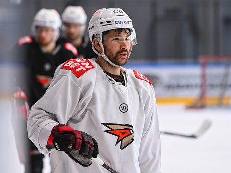 Тренировка «Авангарда» в Омске