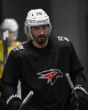 Тренировка «Авангарда» перед матчем в Казани