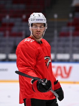 Раскатка «Авангарда» перед матчем в Сочи