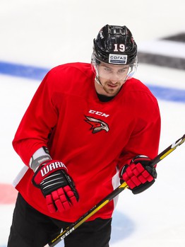 Раскатка «Авангарда» перед матчем с «Сибирью»