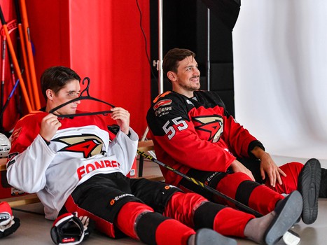 Бэкстейдж съёмки профайлов на сезон 2023/24