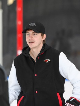 Мастер-класс Егора Мартынова для воспитанников Хоккейной Академии «Авангард» в Омске