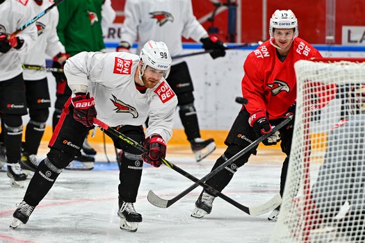 Раскатка «Авангарда» перед выездным матчем со «Спартаком»