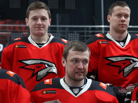 Фотографирование команды перед плей-офф