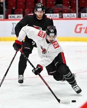 Раскатка «Авангарда» перед первым матчем серии с «Сибирью»