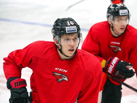 Раскатка «Авангарда» перед матчем с «Салаватом Юлаевым»