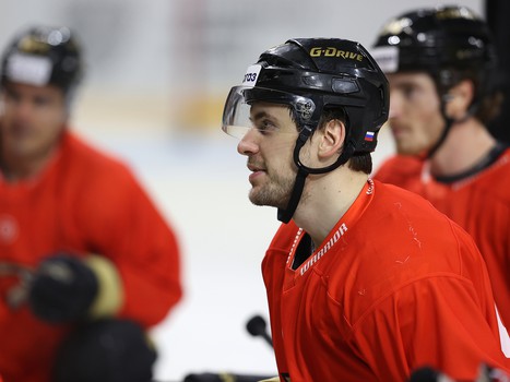 Тренировка «Авангарда» перед матчем с «Ак Барсом» в Дубае