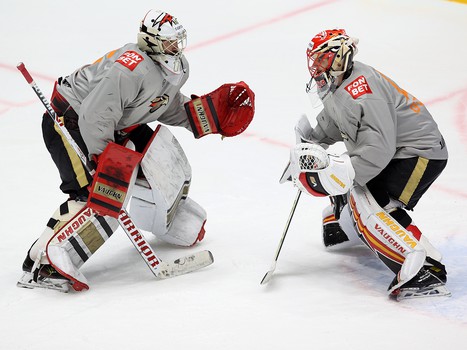 Раскатка «Авангарда» перед матчем в Хабаровске