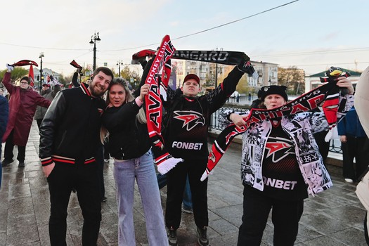 Фан-зона «Авангарда» на Пешеходном Любинском