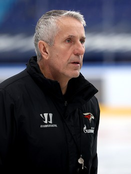 Раскатка «Авангарда» перед матчем в Нижнекамске