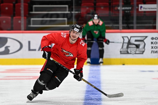 Раскатка «Авангарда» перед матчем с «Салаватом Юлаевым»