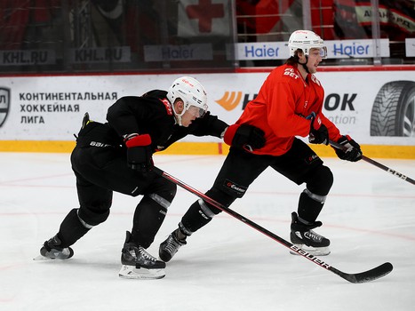 Тренировка «Авангарда» перед выездом