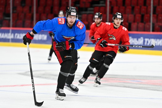 Тренировка «Авангарда» в Омске