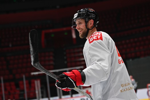 Раскатка «Авангарда» перед матчем с «Торпедо»