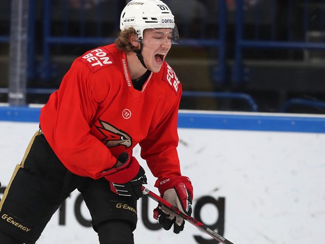 Тренировка «Авангарда» перед вторым матчем серии в Магнитогорске