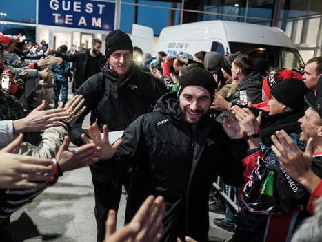 Выезд омских болельщиков в Астану на пятый матч серии «Барыс» - «Авангард»