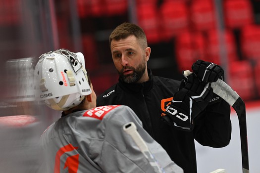 Тренировка «Авангарда» в Омске