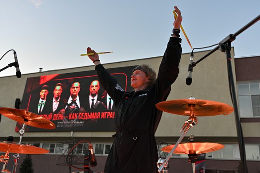 Фан-зона «Авангарда» в Городском саду