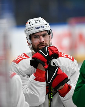 Тренировка «Авангарда» перед матчем в Нижнекамске