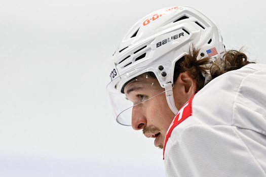 Раскатка «Авангарда» перед матчем в Уфе