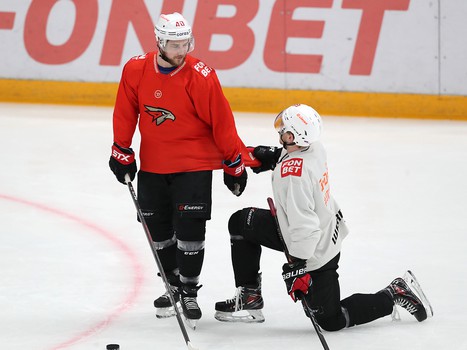 Раскатка «Авангарда» перед пятым матчем финальной серии с ЦСКА