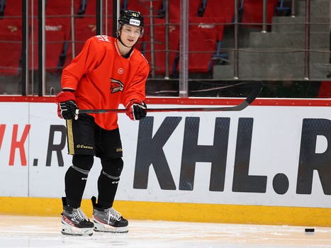 Раскатка «Авангарда» перед матчем с «Металлургом»