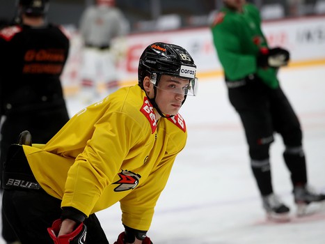 Раскатка «Авангарда» перед матчем с «Северсталью»