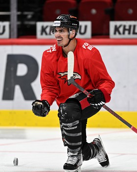 Раскатка «Авангарда» перед матчем с «Локомотивом»