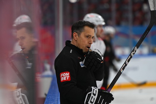 Тренировка «Авангарда» в Магнитогорске