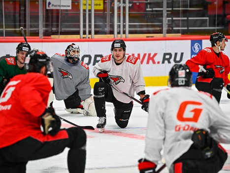 Открытая тренировка «Авангарда» перед вторым раундом плей-офф