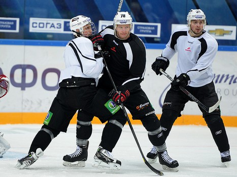 Раскатка "Авангарда" во Владивостоке перед матчем с "Адмиралом"