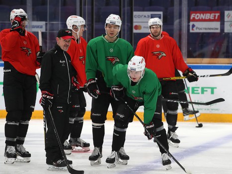 Раскатка «Авангарда» перед выездным матчем с «Ак Барсом»