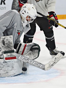 Раскатка «Авангарда» перед вторым матчем серии с «Салаватом Юлаевым»