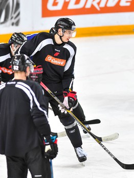 Раскатка "Авангарда" перед матчем с "Металлургом"