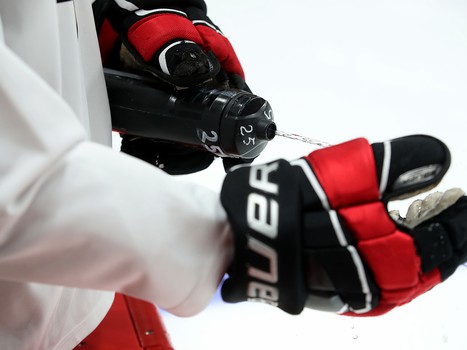 Тренировка «Авангарда» перед вылетом в Череповец