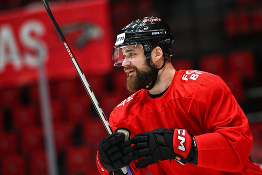 Раскатка «Авангарда» перед матчем с «Автомобилистом»