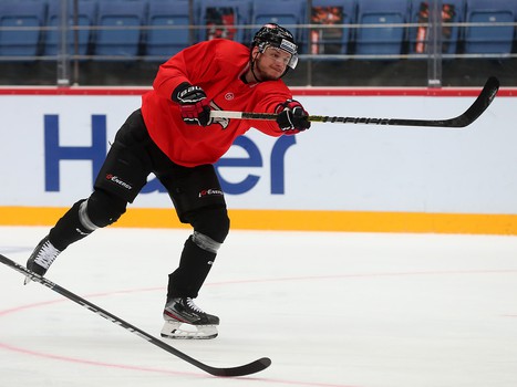 Раскатка «Авангарда» перед матчем против СКА