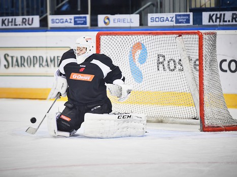 Раскатка "Авангарда" перед выездным матчем против "Слована"