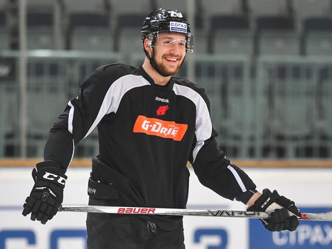 Открытая тренировка "Авангарда" для СМИ перед стартом второго раунда плей-офф