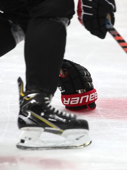 Раскатка «Авангарда» перед матчем с «Автомобилистом»