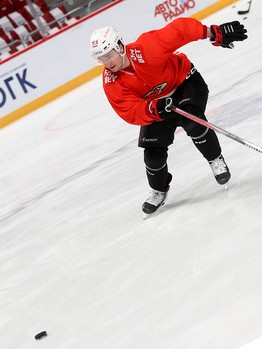 Раскатка «Авангарда» перед выездным матчем с «Трактором»