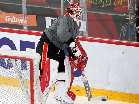 Раскатка «Авангарда» перед матчем с ЦСКА