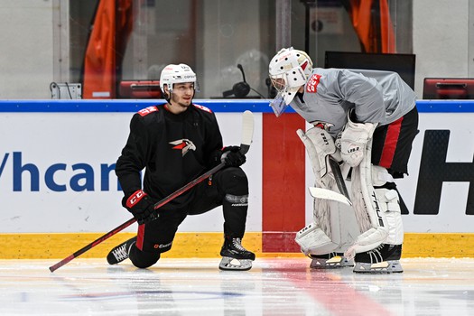 Тренировка «Авангарда» в Хабаровске