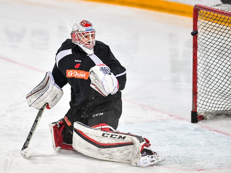 Тренировка "Авангарда" перед отправлением на выезд