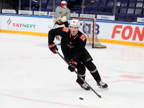 Тренировка «Авангарда» перед пятым матчем серии с «Ак Барсом»